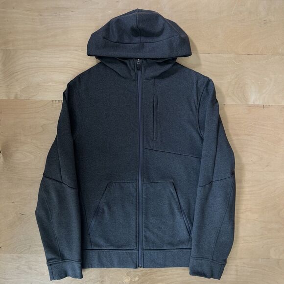 Lululemon City Sweat Zip Hoodie Small Gray Hooded Utility Athleisure Workout - Picture 1 of 8